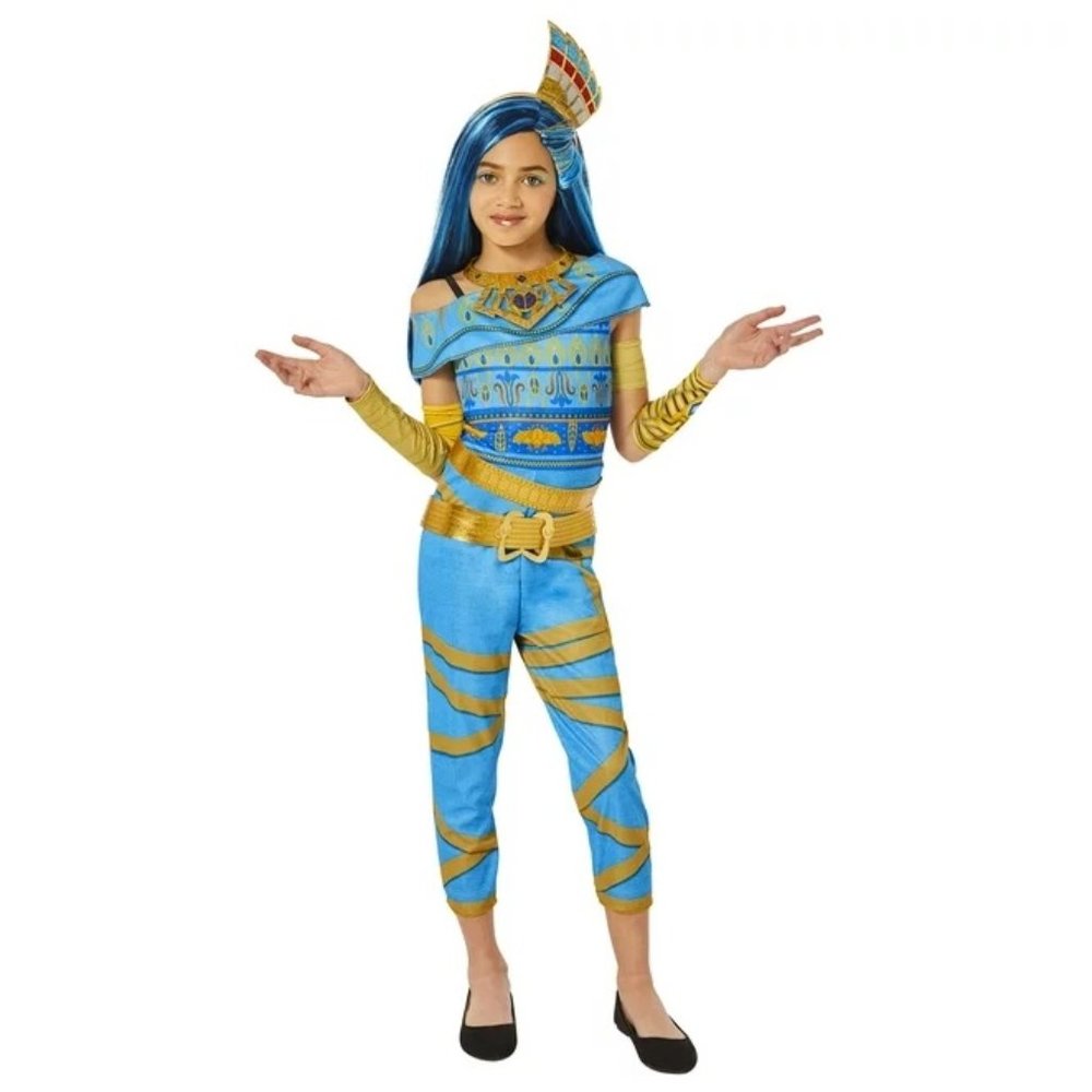 Girls InSpirit Design Monster High Cleo De Nile Halloween Costume Size 6/6X 7/8